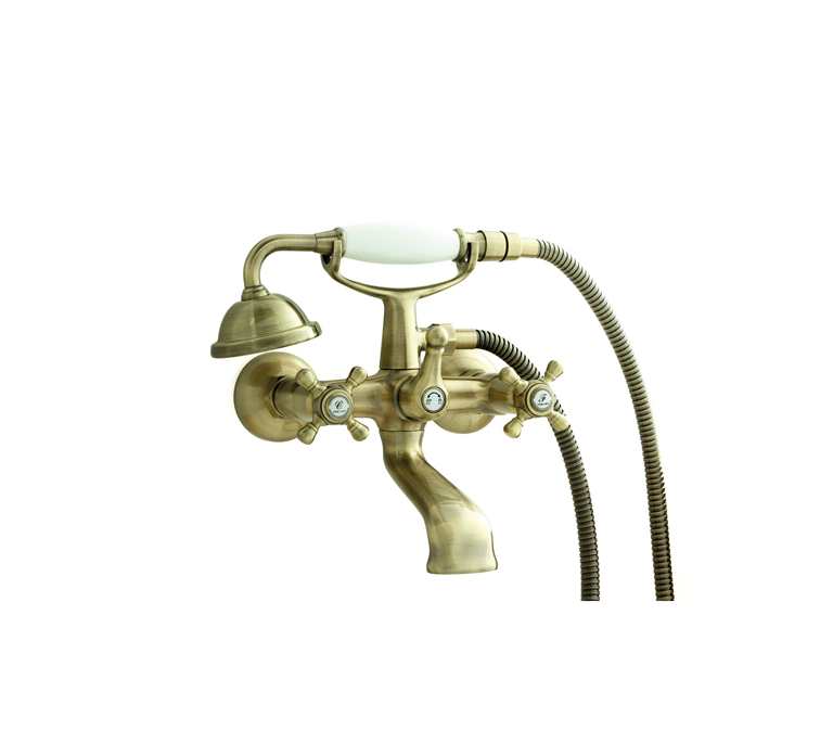 Clever Antigona Wall Mounted Bath Shower Mixer - Bronze