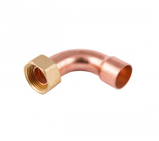 End Feed Bent Tap Connector - 15mm x 1/2"