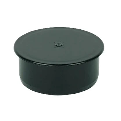 FloPlast 110mm Ring Seal Soil - Socket Plug - Black - SP296B