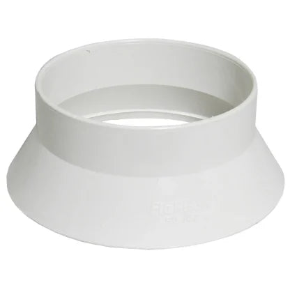 FloPlast 110mm Ring Seal Soil - Weathering Collar - White - SP300W