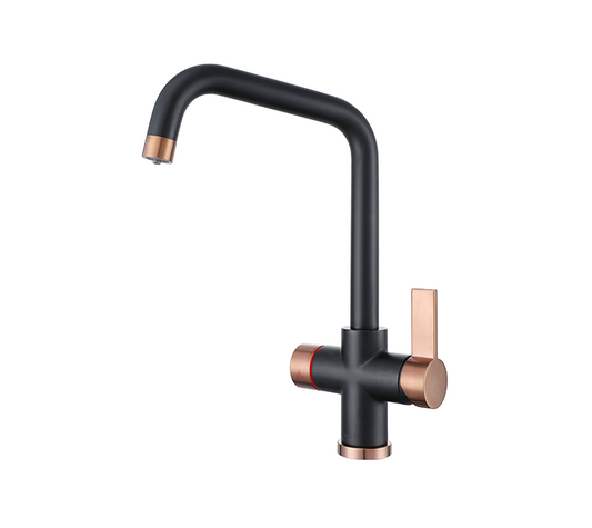 Clever 4in 1 Instant Hot Water Tap - Black & Copper