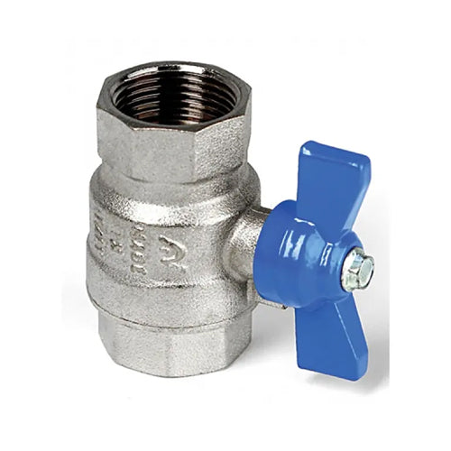 Altecnic Series 373 Intaball Lever Ball Valve - Red Handle - 22mm Compression - AI-373R22