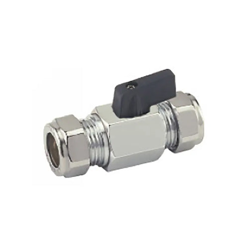 Altecnic Series 373 Intaball Lever Ball Valve - Red Handle - 22mm Compression - AI-373R22