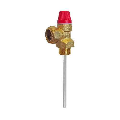 Altecnic 309 Series Pressure & Temperature Relief Valve 90°C - 10 Bar - 3/4"  - 309505CST