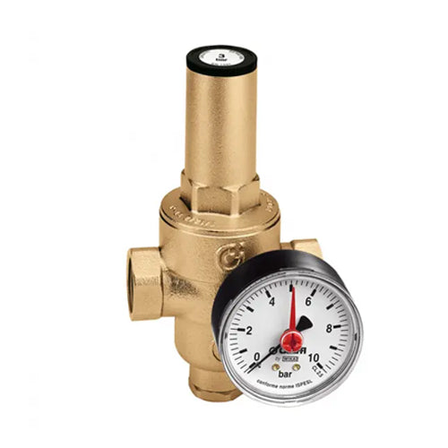 Altecnic Prescal 536 Pressure Reducing Valve with Pressure Gauge - 1" FBSP x FBSP - 536261