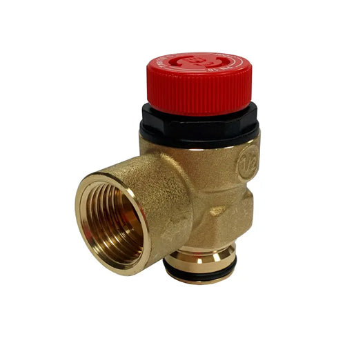 Altecnic 313 Series Safety Pressure Relief Valve - 3 Bar - 1/2" Pushfit x F - A312401CST