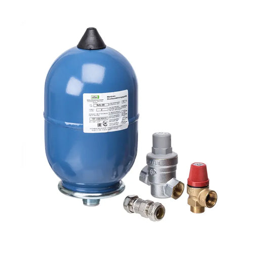 Altecnic Water Heater Pack 1: Pressure Reducer, Expansion Vessel, Pressure Relief Valve, Single Check Valve - CA-100148