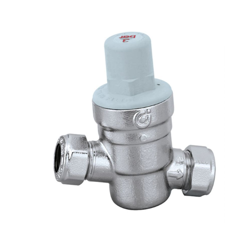 Altecnic Prescal Series 533 Pressure Reducing Valve with Pressure Gauge - 1/2" FBSP x 1/2" FBSP - 533241