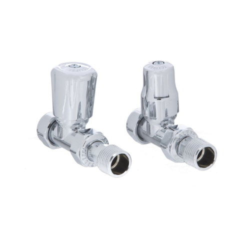 Altecnic Eclipse Manual Radiator Valve - Straight - 15mm x 1/2" - Chrome - CA-406425