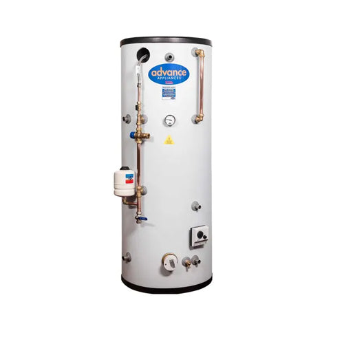 Advance Appliances Direct Thermal Store Combination Cylinder - Stainless Steel - 210 Litres - TSD210