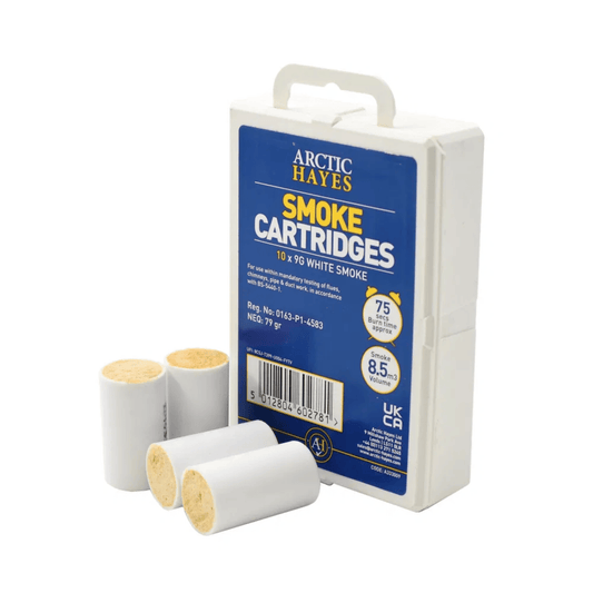 Arctic Hayes Smoke Cartridges (Pack of 10) - 9g - White - A333009