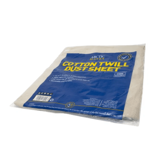 Arctic Hayes Cotton Dust Sheet - 3.6m x 2.8m - AD62822 
