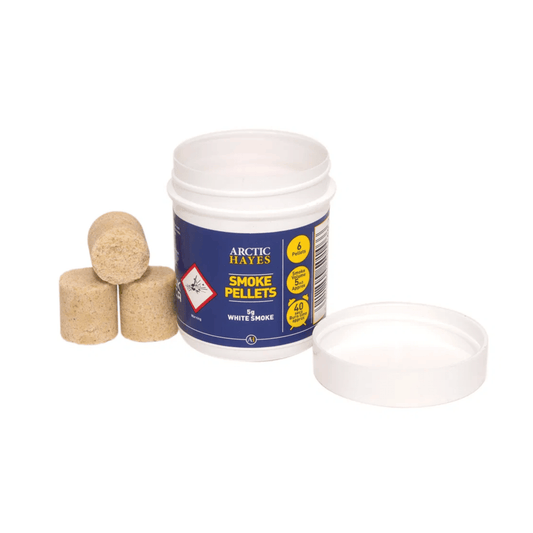 Arctic Hayes Smoke Pellets - Tub of 6 - 5g - White - A333005
