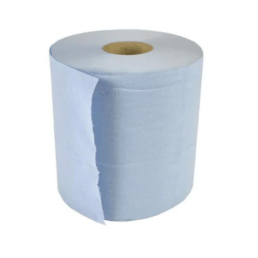 Blue Paper Roll 2-Ply - 6 Pack - A445034