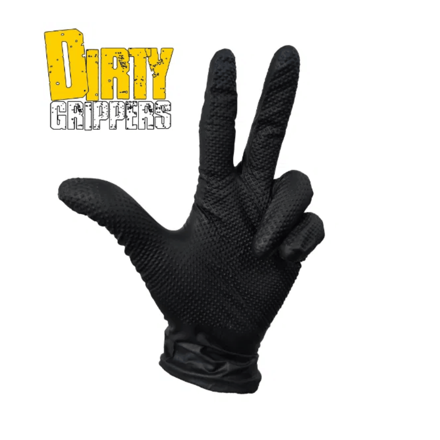Arctic Hayes Dirty Grippers Diamond Grip Heavy Duty Nitrile Gloves - 8g - Extra Large - AHDGG8GXL