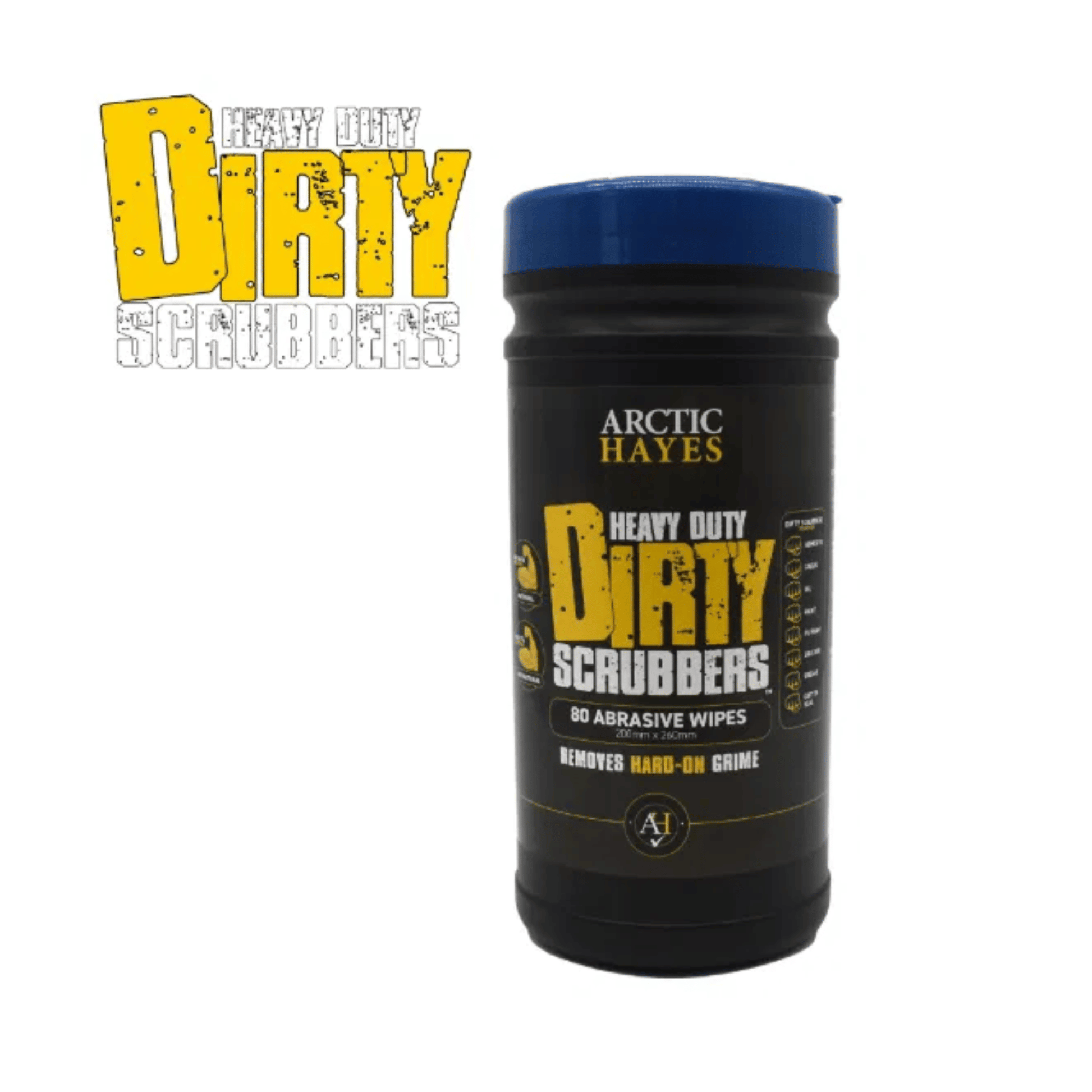 Arctic Hayes Dirty Scrubbers Heavy Duty Abrasive Wipes - Pack of 80 - DSW80
