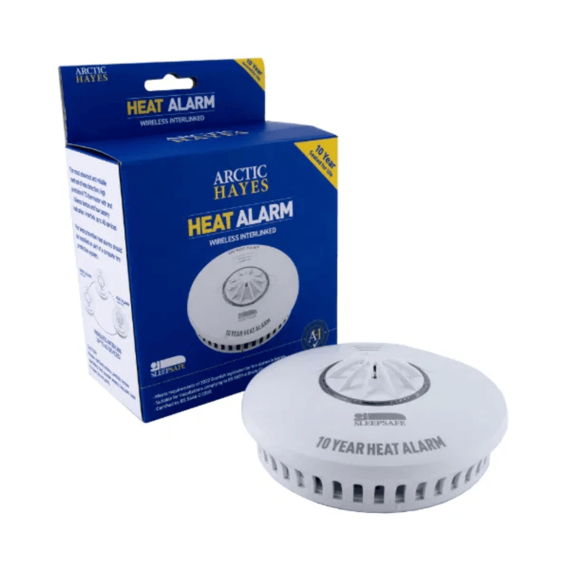 Arctic Hayes Wireless Interlinked Heat Alarm - 10 Year - HT10L