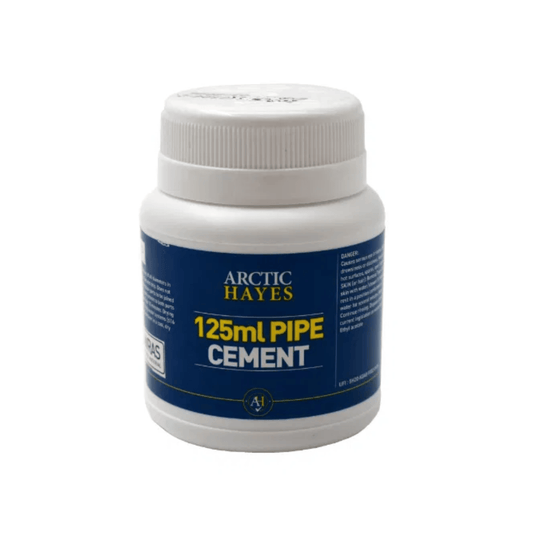 Arctic Hayes PVC Pipe Cement - 125ml - PVCC125
