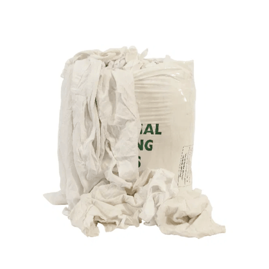 Arctic Hayes Cotton Rags - 10kg - White - RAG2