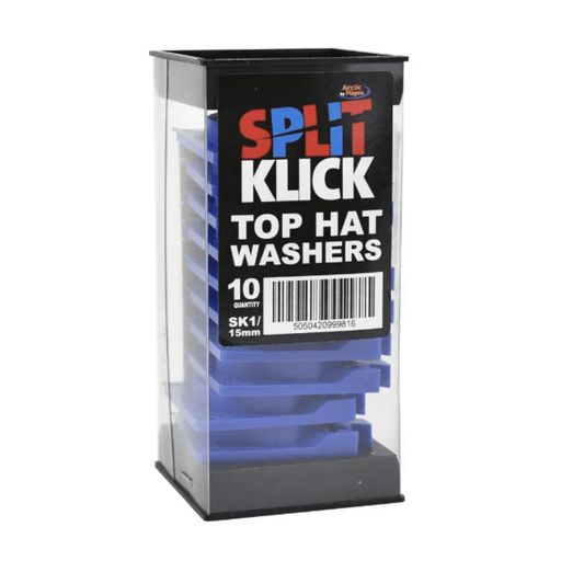 Arctic Hayes Split Klick Top Hat Washer - 10 Pack - SK1PK10