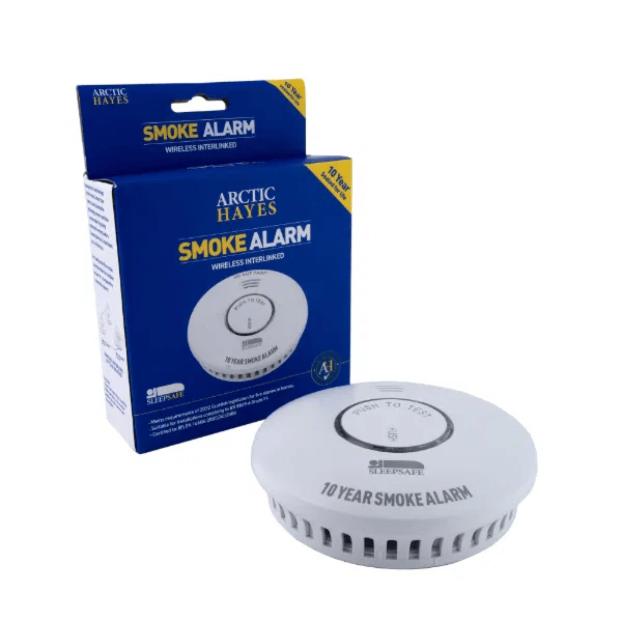 Arctic Hayes Wireless Interlinked Smoke Alarm - 10 Year - SM10L