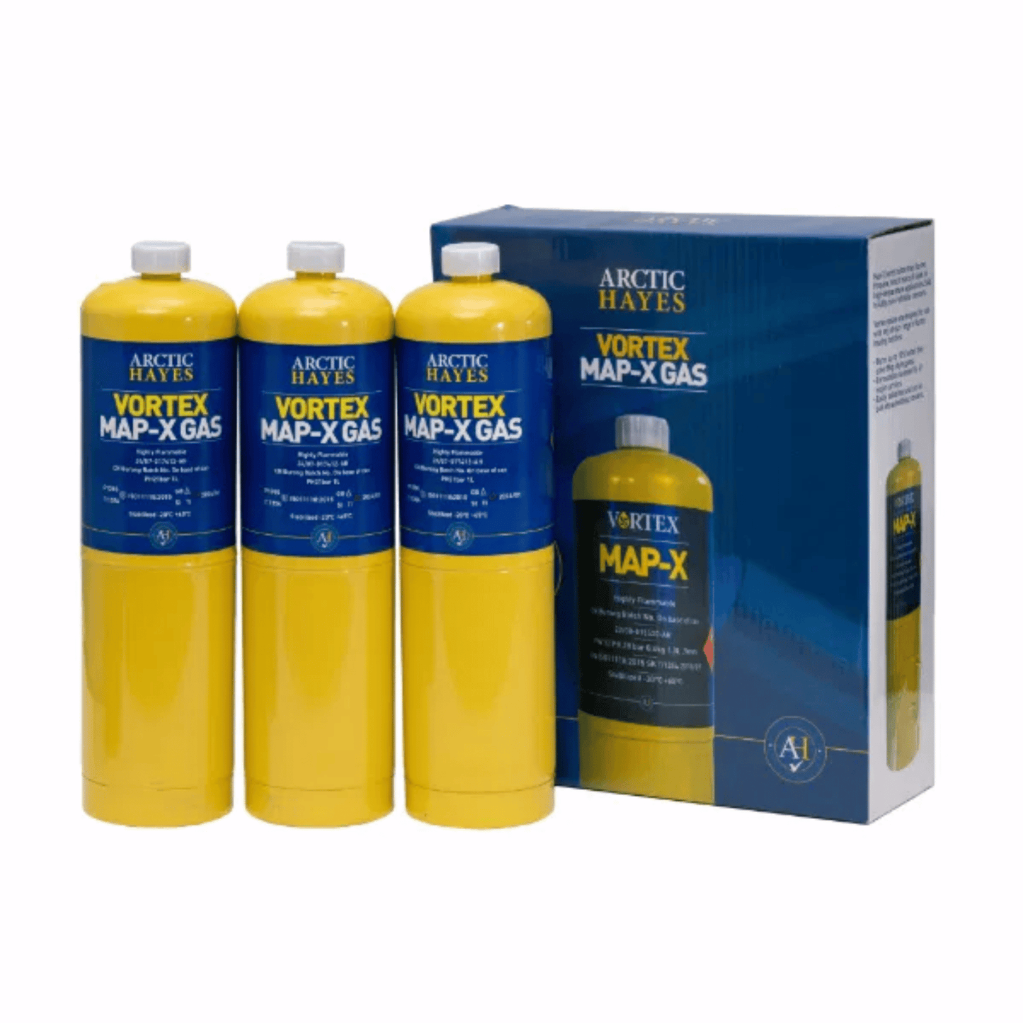 Arctic Hayes Vortex Map-X Gas Canister - Triple Pack - VG1TRIO