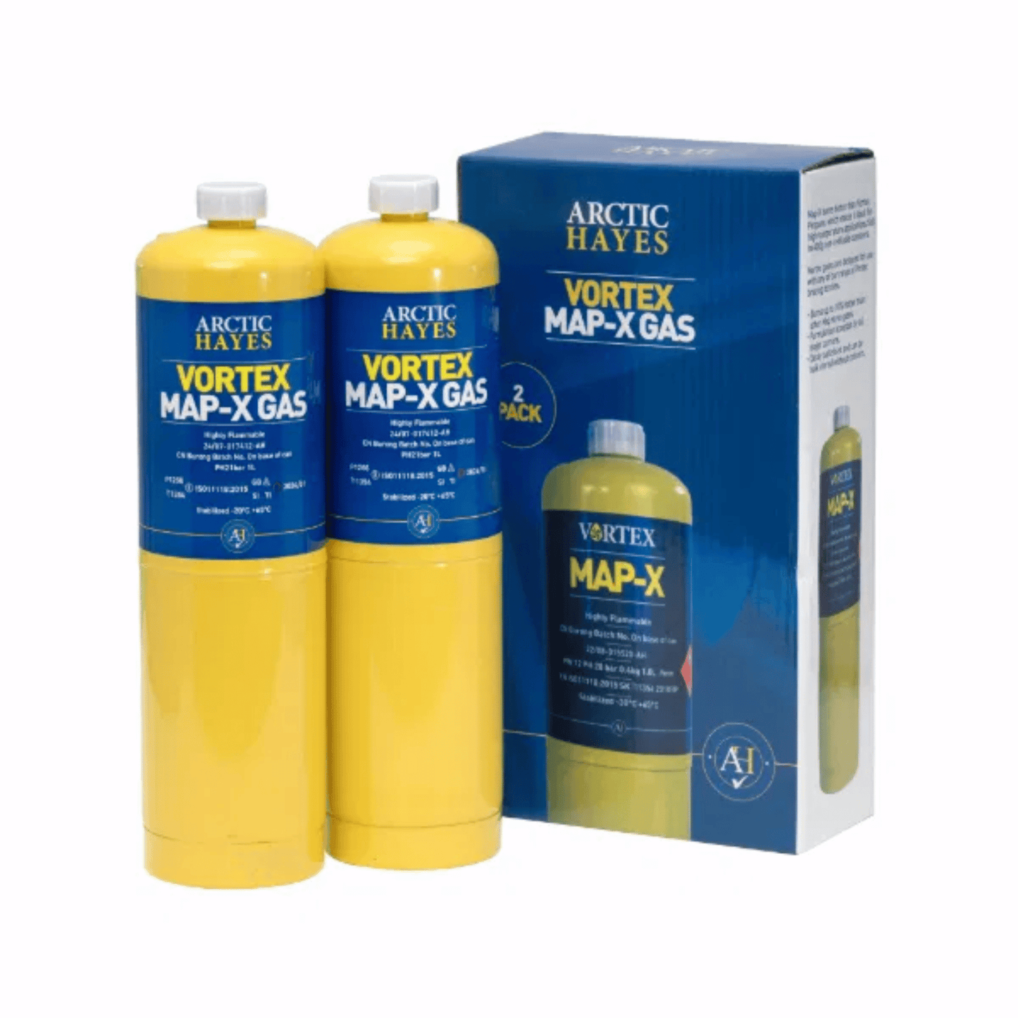Arctic Hayes Vortex Map-X Gas Canister - Twin Pack - VG1TWIN