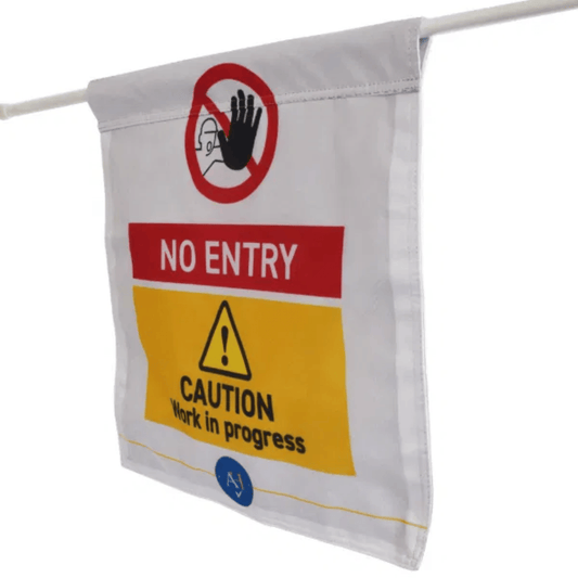 Arctic Hayes Work In Progress Door Banner and Rod - WIP1