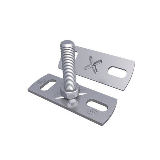 ASC Wall Plate with Bolt - M10 - Male - ASC ASZP M10