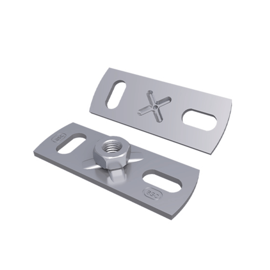 ASC Wall Plate with Bolt - M10 - Female - ASC SZP M10