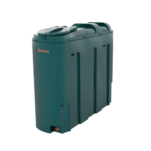 Atlantis Plastic Bunded Oil Tank - Slimline - 1000 Litre - TAN.BUP.R-1000S