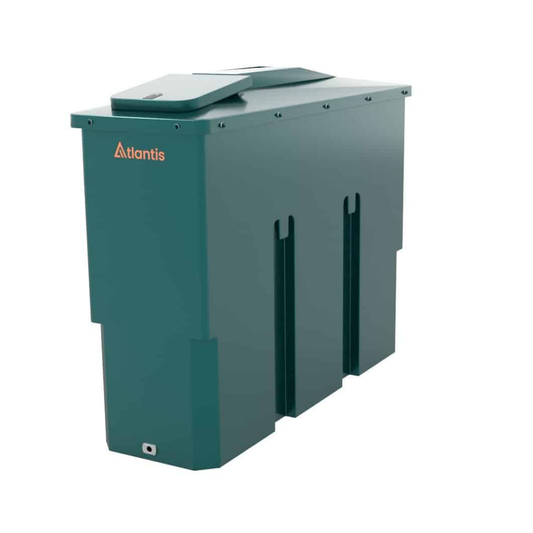 Atlantis Slimline Plastic Bunded Oil Tank - 1250 Litre - TAN.BUP.R-1250S