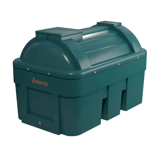Atlantis Plastic Bunded Oil Tank - Horizontal - 1350 Litre - TAN.BUP.H-1350