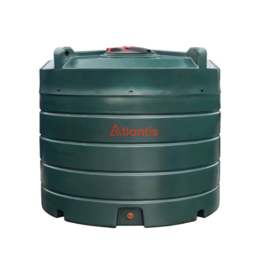 Atlantis Plastic Bunded Oil Tank - Vertical - 2500 Litre - TAN.BUP.V-2500