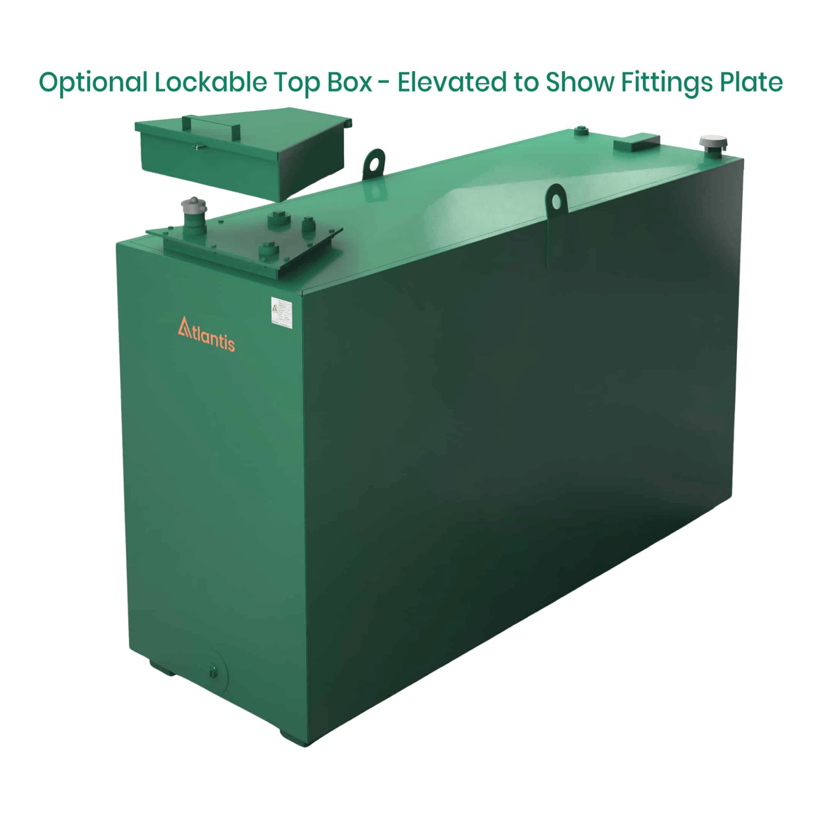 Atlantis Steel Bunded Imperium Heating Oil Tank - 1650 Litre - TAN.HOI-1733