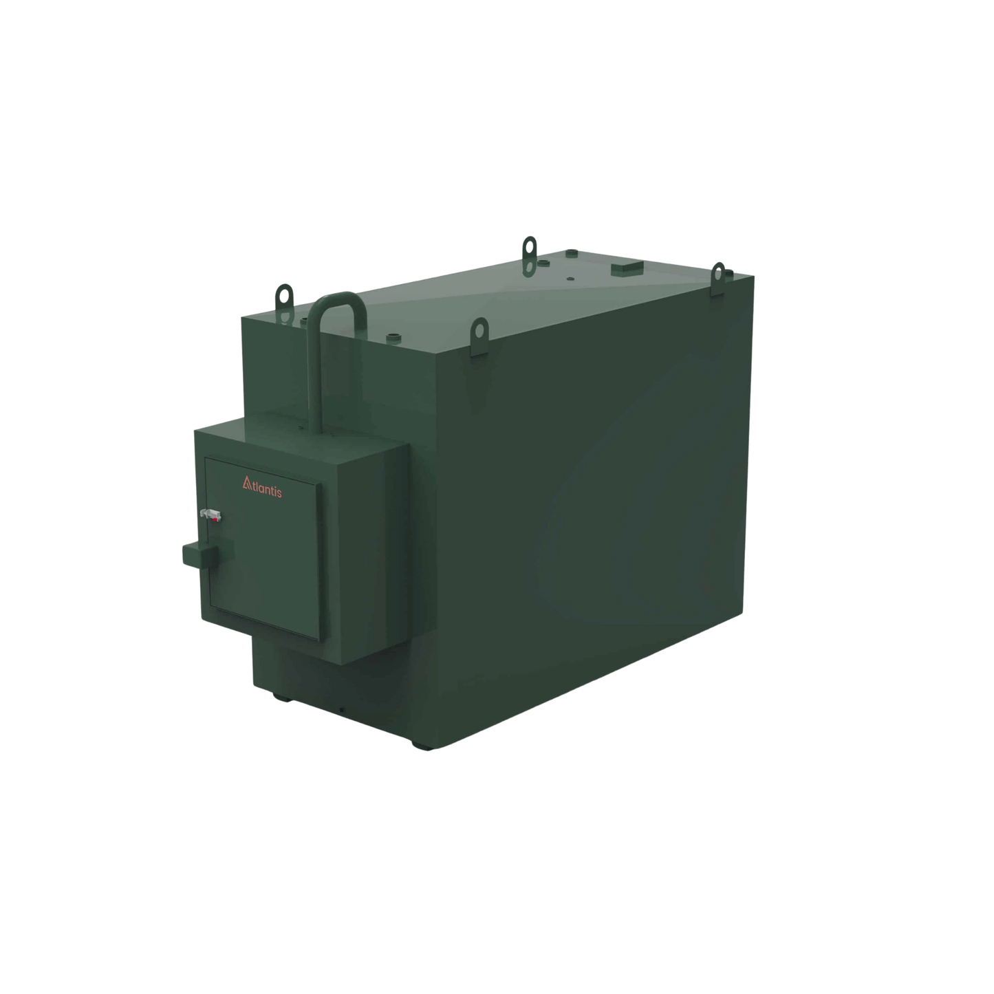 Atlantis Steel Bunded Oil Tank - 4500 Litre with Fill Point Cabinet - TAN.BUS.FPC-4500