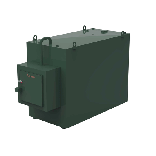 Atlantis Steel Bunded Oil Tank with Fill Cabinet - 4500 Litre - TAN.BUS.FPC-4500