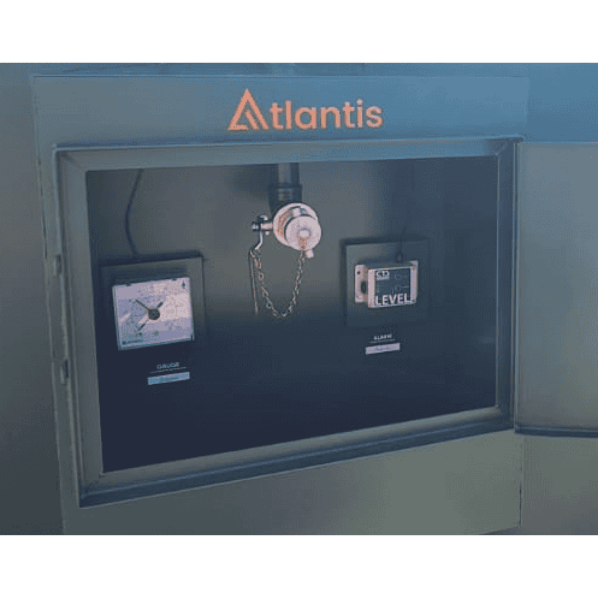 Atlantis Steel Bunded Oil Tank with Fill Cabinet - 18000 Litre - TAN.BUS.FPC-18000