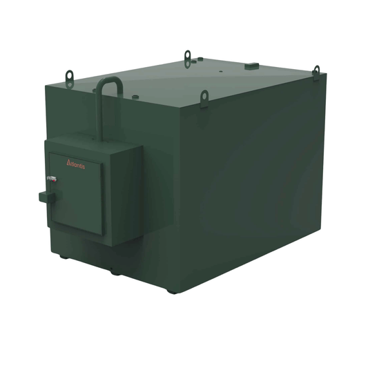 Atlantis Steel Bunded Oil Tank with Fill Cabinet - 5800 Litre - TAN.BUS.FPC-5800
