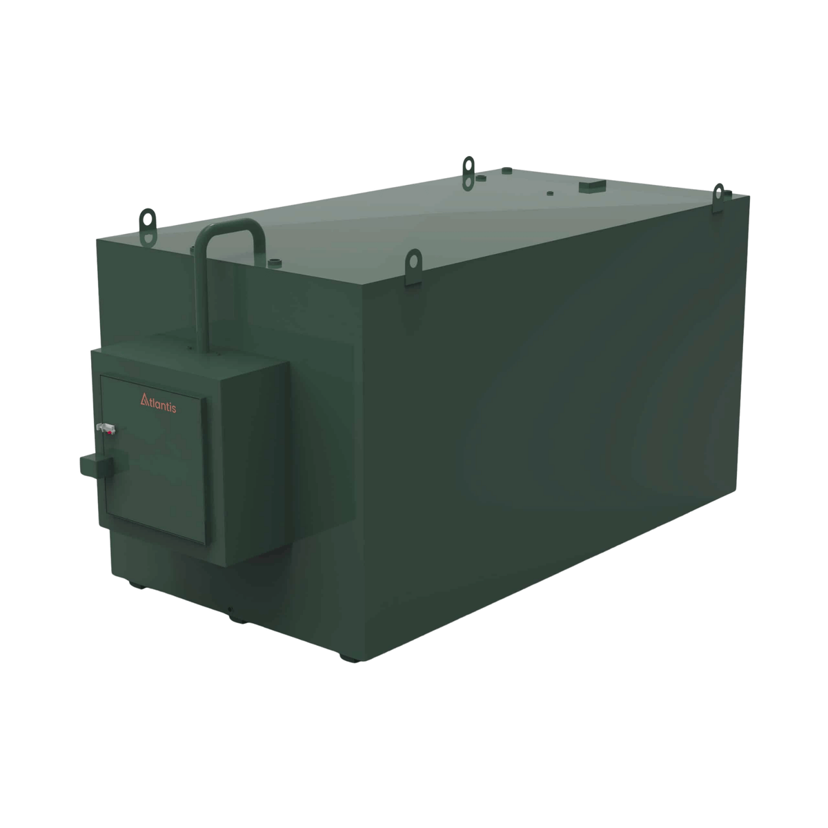 Atlantis Steel Bunded Oil Tank with Fill Cabinet - 10000 Litre - TAN.BUS.FPC-10000