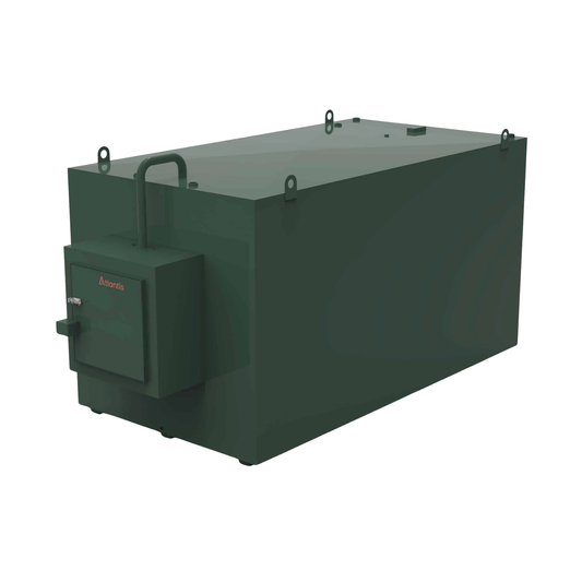 Atlantis Steel Bunded Oil Tank with Fill Cabinet - 10000 Litre - TAN.BUS.FPC-10000