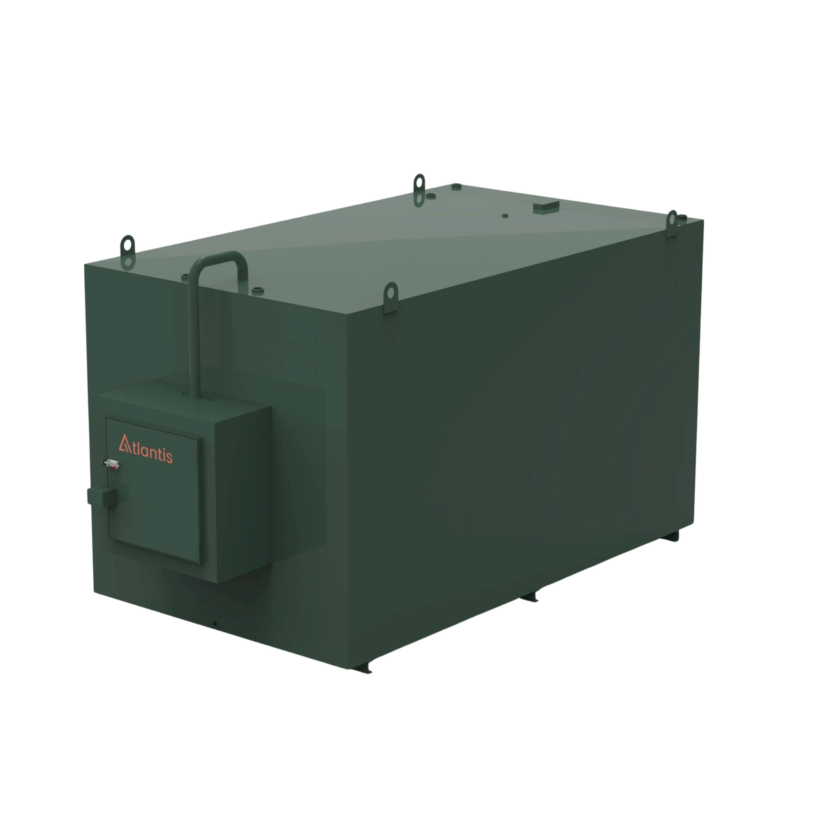 Atlantis Steel Bunded Oil Tank with Fill Cabinet - 12000 Litre - TAN.BUS.FPC-12000