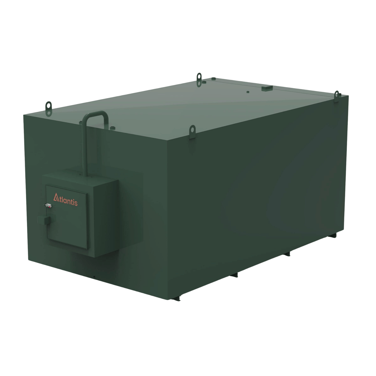 Atlantis Steel Bunded Oil Tank with Fill Cabinet - 18000 Litre - TAN.BUS.FPC-18000
