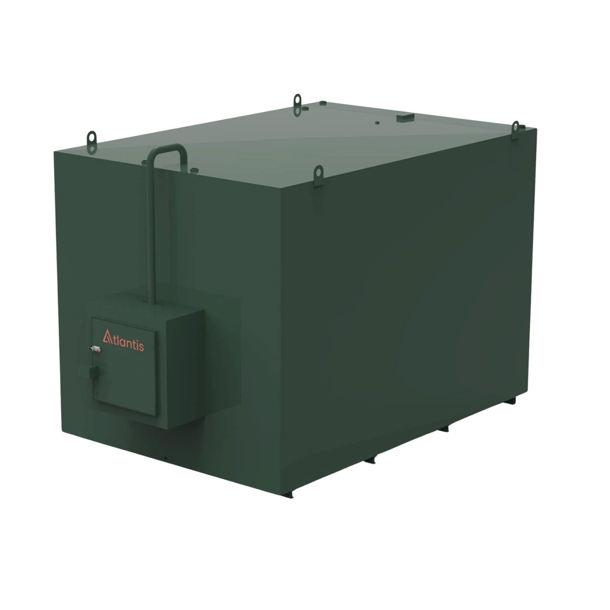 Atlantis Steel Bunded Oil Tank with Fill Cabinet - 20000 Litre - TAN.BUS.FPC-20000