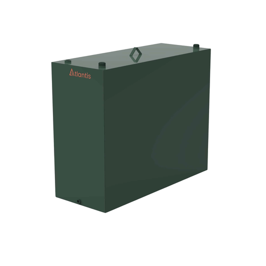 Atlantis Steel Single Skin Oil Tank - 1100 Litre - TAN.SIS-1100