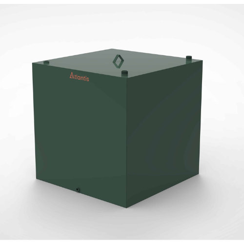 Atlantis Steel Single Skin Oil Tank - 1800 Litre - TAN.SIS-1800