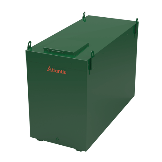 Atlantis Triple Skinned Bunded Steel Tank with 30 min Integral Fire Resistance - 1050 Litre - TAN.FPS.30-1050