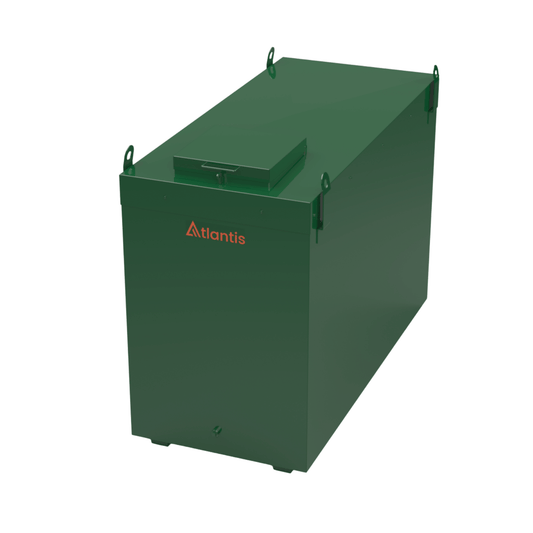 Atlantis Triple Skinned Bunded Steel Tank with 60 min Integral Fire Resistance - 1050 Litre - TAN.FPS.60-1050