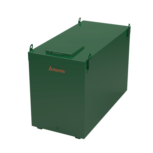 Atlantis Triple Skinned Bunded Steel Tank with 30 min Integral Fire Resistance - 1350 Litre - TAN.FPS.30-1350