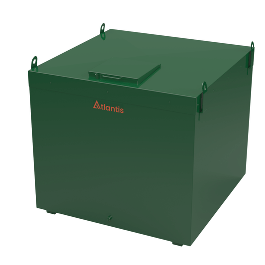 Atlantis Triple Skinned Bunded Steel Tank with 30 min Integral Fire Resistance - 1800 Litre - TAN.FPS.30-1800